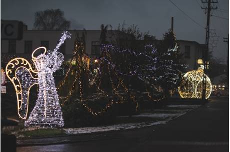 Świąteczna iluminacja  w Chybiu