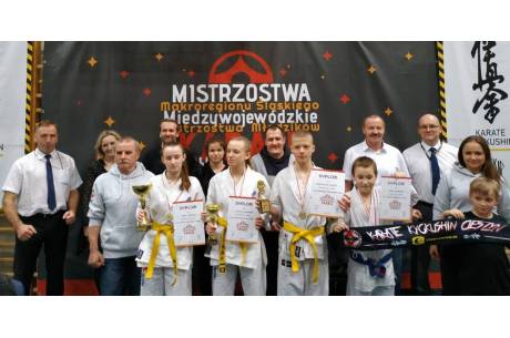 Cztery medale Cieszyńskiego Kyokushin na Mistrzostwach Makroregionu Śląskiego