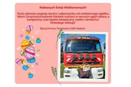 Samochód ratowniczo-gaśniczy na zajączka dla OSP Hażlach