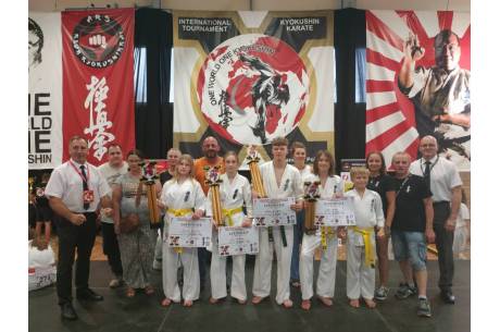 Cieszyńskie Kyokushin wraca ze złotymi medalami z Limanowej