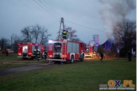 Pożar stodoły w Kozakowicach